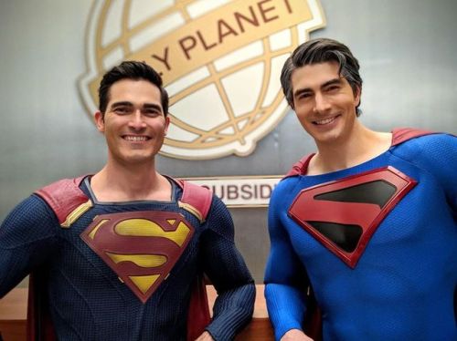 scruffysterek:brandonjrouth: #DoubleVision—the new #Superman ability!  Grateful to share the #Arrowv