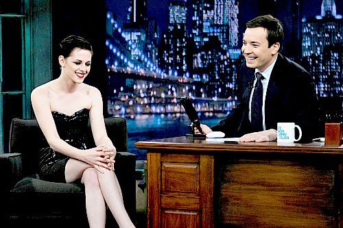 khalessibee:Badass Besties ➵ Kristen Stewart on The Tonight show with Jimmy Fallon over the years ♥ 