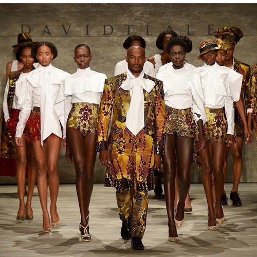 fashizblackdiary:  South african designer David Tlale’s Spring-Summer 2015 fashion show in New York.