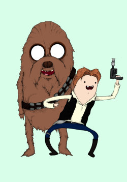 noisilyatomicpeace:  Space Adventure! Jakebacca and San Holo Fine Art Print