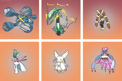 chipsprites:   All current Mega (&amp; Primal) Pokémon [x] [more]  