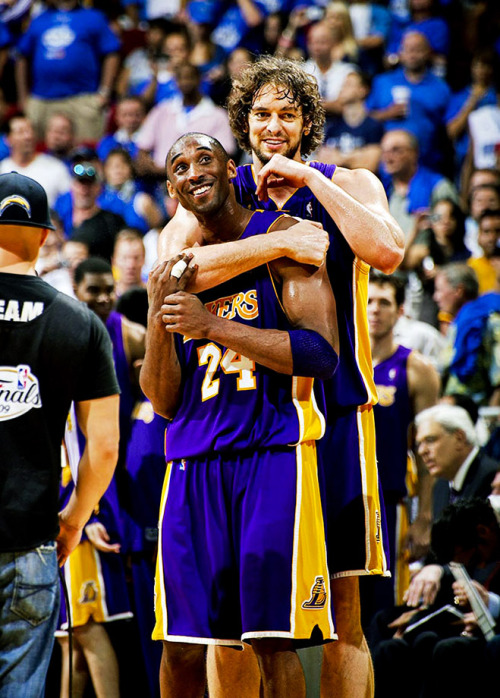 nbafinalsarchive: Kobe and Pau 2009 NBA Finals