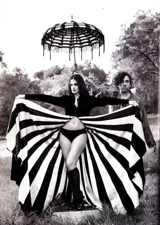 visualobscurity:  Tim Burton and Lisa Marie Smith 