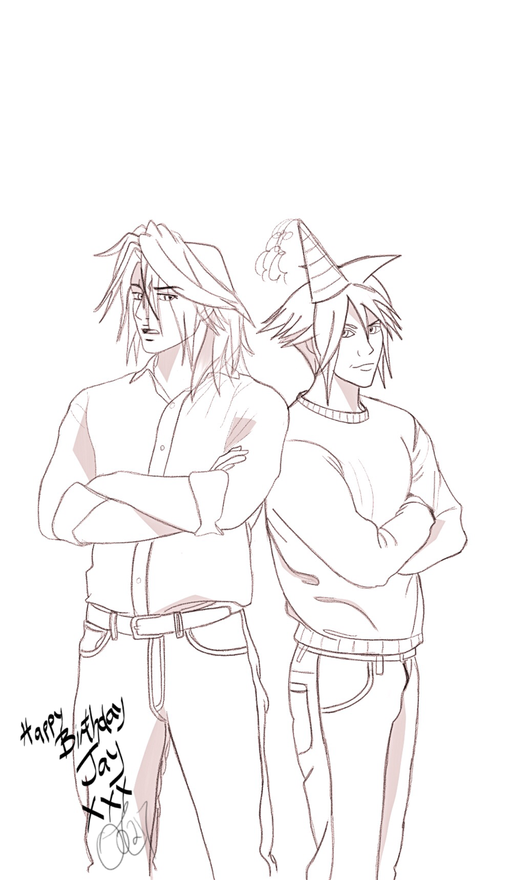 liverpepper:  out-of-character217:  Leon: You look ridiculous. Cloud: I think you