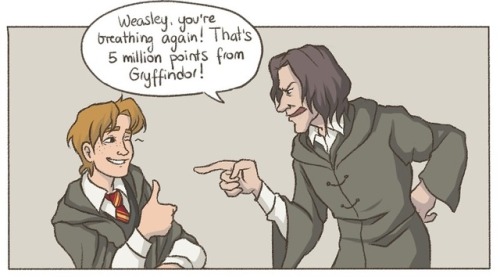 wingedcorgi:did you know snape was already the potions teacher when tonks went to hogwarts?did you k