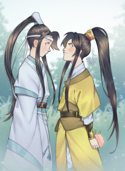 Jin Ling wants to give a lil gift to Lan Sizhui 💝