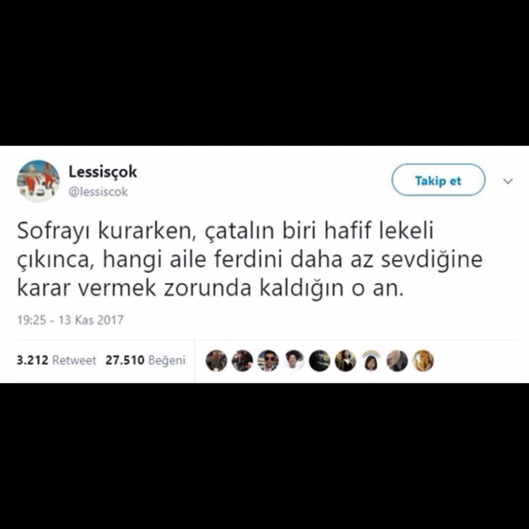 Sofrayı kurarken,çatalın...