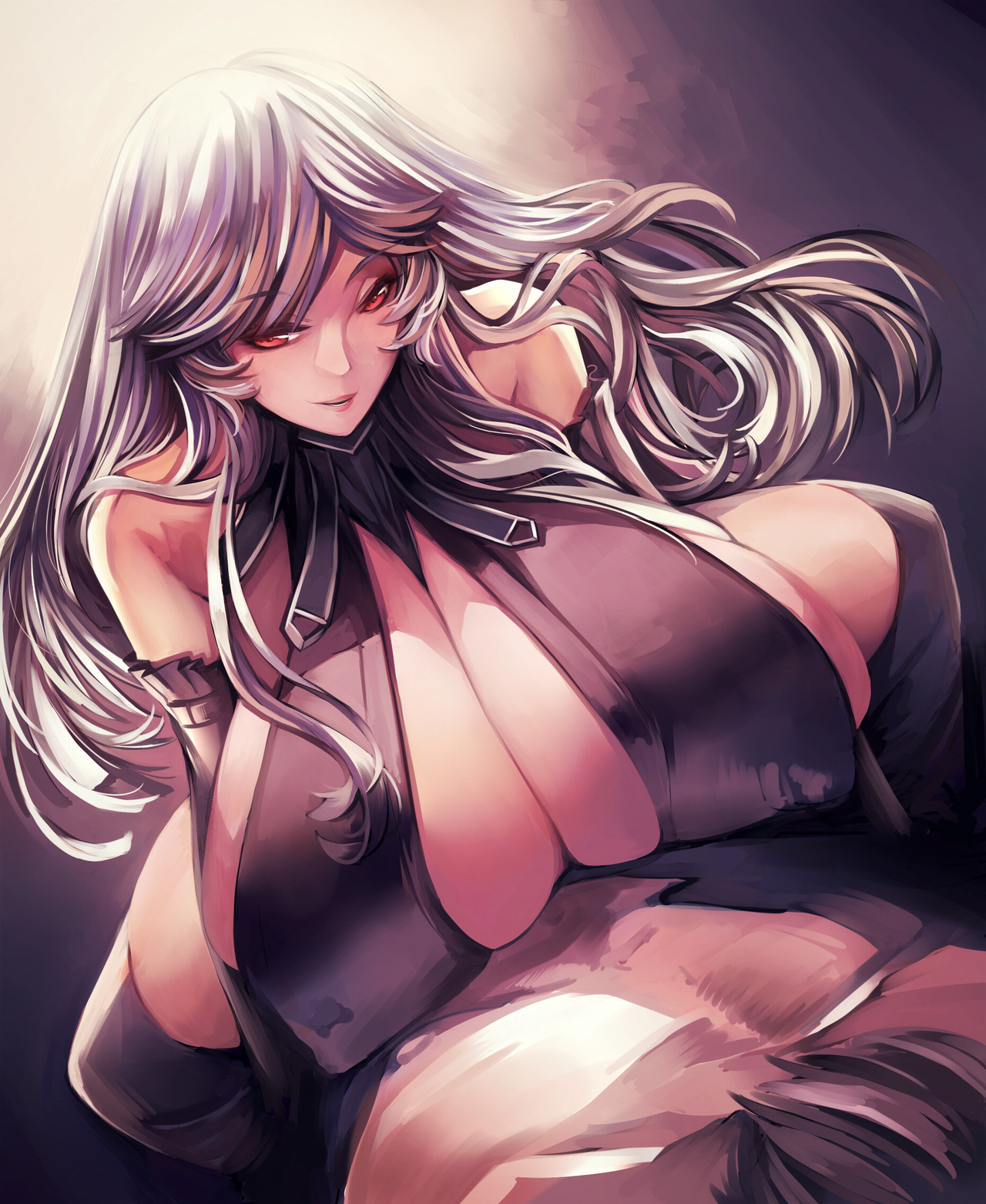lewdest-lounge:  マギサ馬乗りおっぱい  