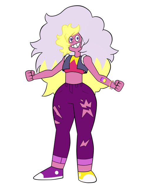 This is one of my gemsonas, her name is Ametrine