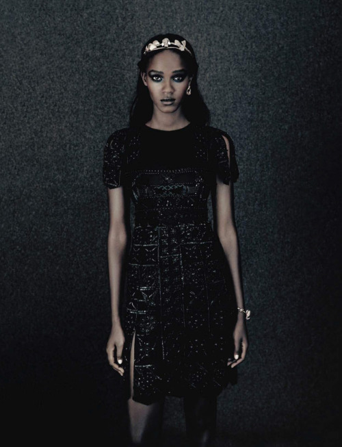 vmagazine:A UNIQUE STYLE - model: Leila Nda - photographer: Paolo Roversi - fashion editor: Panos Yi