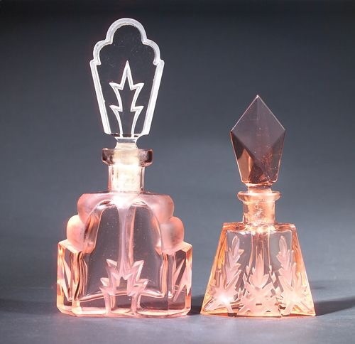 eyesaremosaics:  Czechoslovakian perfume bottles circa 1920s
