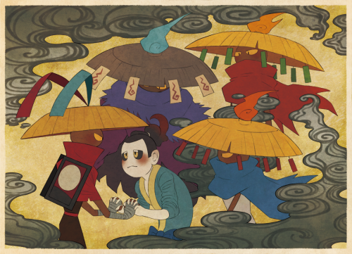 Chansin/Ben Tover’s art in Ukiyo-e style 4