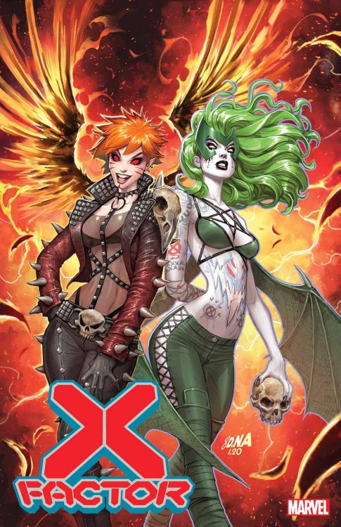 Rachel and Lorna - X-Factor #2 - Variant cover by David Nakayama