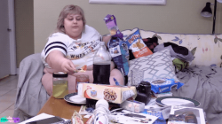 hotfattygirl:  Ivy Davenport: SSBBW Slob Stuffing At Ivy’s size keeping up with housework is more than a challenge,  it’s downright impossible! Enjoy this voyeuristic view of Ivy being a  gross and lazy SSBBW slob as she snacks on a buffet of junk