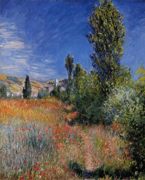 artist-monet:Landscape on the Ile Saint-Martin, 1881, Claude Monethttps://www.wikiart.org/en/claude-