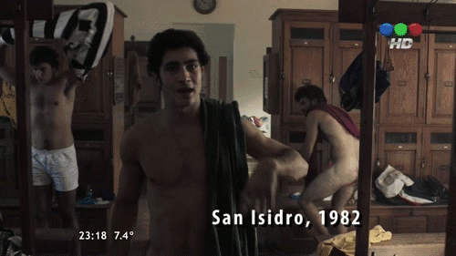 famousnudenaked:  Chino Darin &amp; Benjamin Alfonso Frontal Nude in Historia