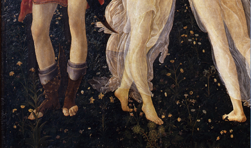 renaissance-art: Details from Botticelli’s Primavera