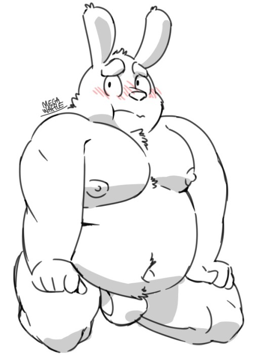 megawaffle:  i havent drawn anything in a while so here’s a bunny
