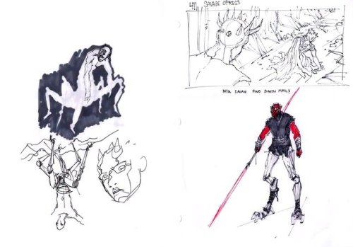 gffa: Star Wars:  Animated Origins – MaulArt by Dave Filoni PABLO HIDALGO:   “