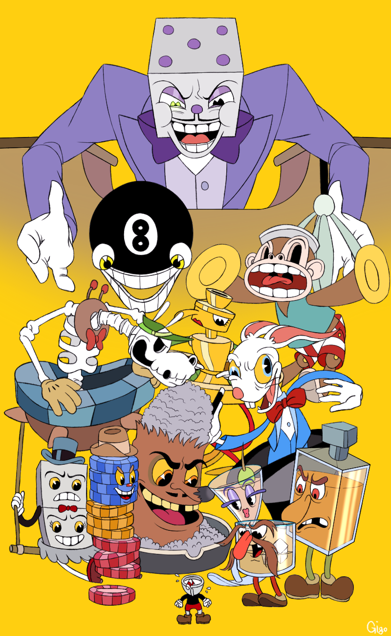 cuphead king dice boss