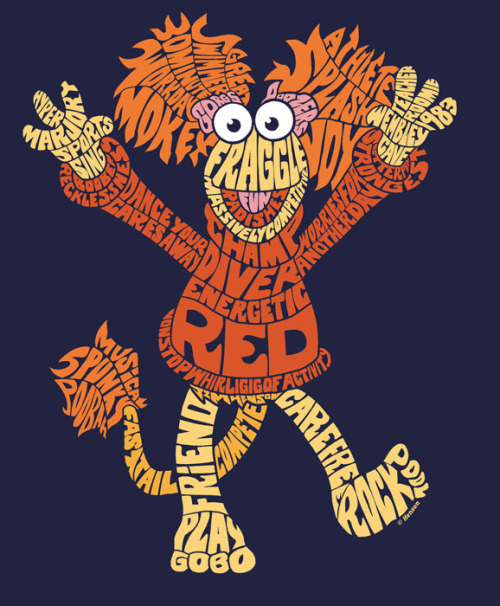 Dance your cares away, work is for another day!All 5 Fraggles are part of the Fraggle Rock t-shirt c