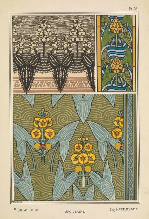  Eugène Grasset, Plants and Their Application to Ornament, 1896Archive.org and Gallica.bnf.f