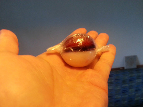 thedrunkenmoogle:  Vodka Cherry Pokeballs I’ve seen rummy bears and vodka gummy worms, but what if you want something a bit more gamer themed? Imgur user BigEatsBen melted some bags of various colored gummy candy, mixed it with vodka, and formed each