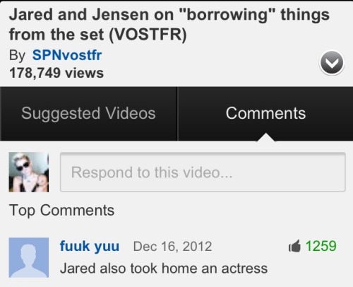 fking-awesome:  This is the best comment I ever saw on a video. 