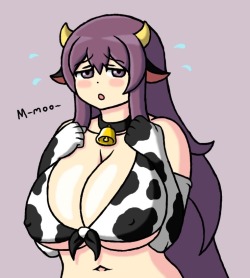 brianthetwelfth:Murasaki as a cowgirl. MOO-rasaki.