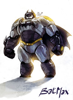 mabychan:  Baymax+Batman = BATMAX NANANANA! 