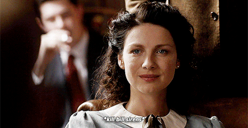 theclairefraser: #claire was about ready to cuss him out #and i would’ve been here for it