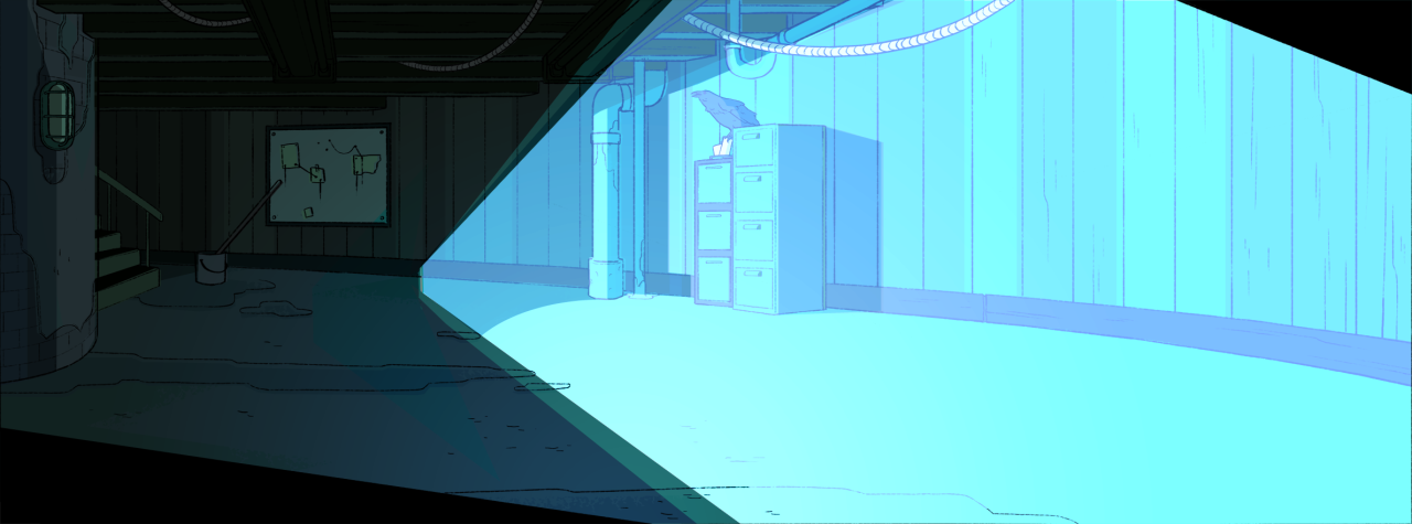 A selection of Backgrounds from the Steven Universe episode: Beach City Horror ClubArt