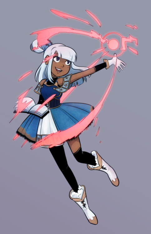 Gift art for the RPG Roulette over at EnterVoid!Turned Energy&rsquo;s Kazue into a FE!Echoes inspire