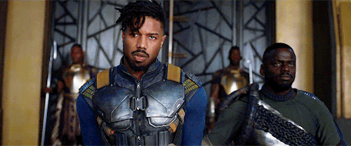 marvelheroes:Michael B. Jordan as Erik Killmonger in Marvel’s Black Panther