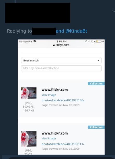 thingstrumperssay:People can search the history of your images, dumbasses.Bull-shit!(Clap-clap). Bul