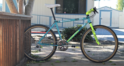 vintagemtb:  1991 Yeti FRO. Full Shimano XT, IRD, Cook Bros RSR, King HS, Hyperlite, Ringle, OnZa/Pa