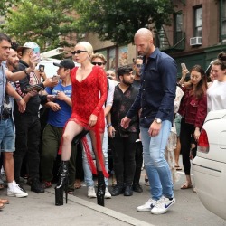 weadoregaga:  June 27th: Lady Gaga arriving at the Electric Lady Studios in NYC today