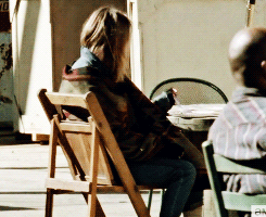 thewalkinggifs:  I got it off of a dead one… I didn’t think he’d need it. 