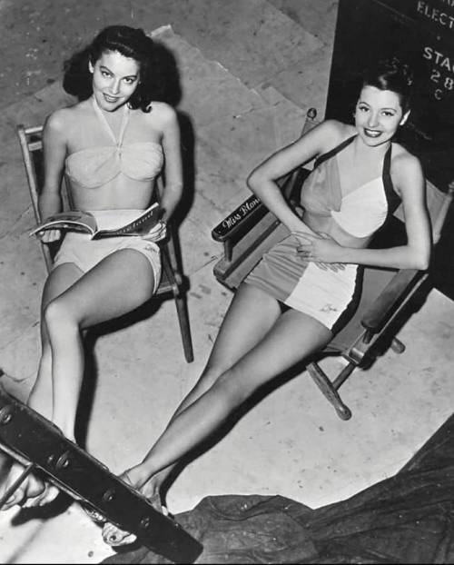 Ava Gardner and Cyd Charisse 