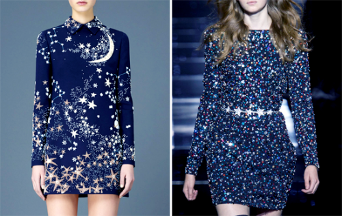 xangeoudemonx:Space inspired collections - Valentino Pre-Fall 2015 vs Zuhair Murad Fall 2015 Couture