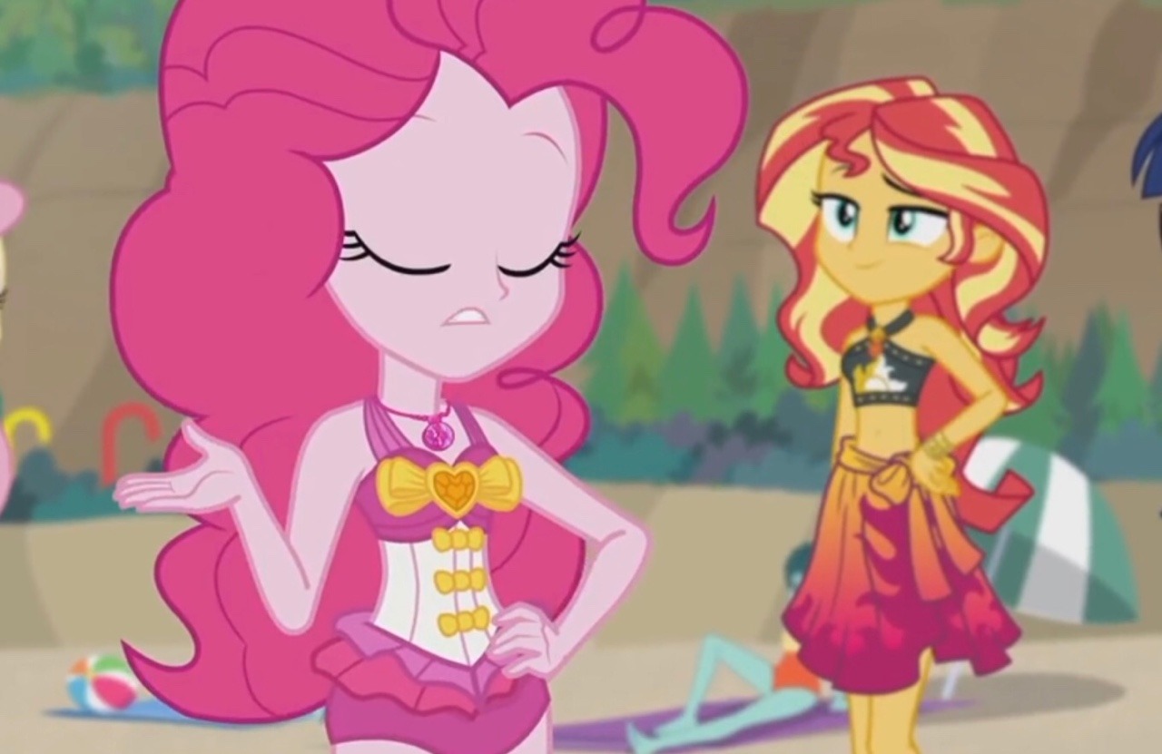 horsegirlpodcast: can we take a moment to appreciate these two precious sweethearts?  I meaN, JUST LOOK AT SUNSET’S FACE? SHE’S LIKE that’s Pinkie to you  LOOK AT HER,,  AND THEIR SHARED ENTHUSIASM FOR A SEA MONSTER  SKXNSNFNAN THESE TWO ARE PRECIOUS