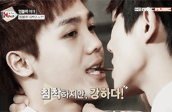 cheolyonggie:  lulubyte:   Gifs not mine   You can see how much Mir trusts Joon, he doesn’t bu