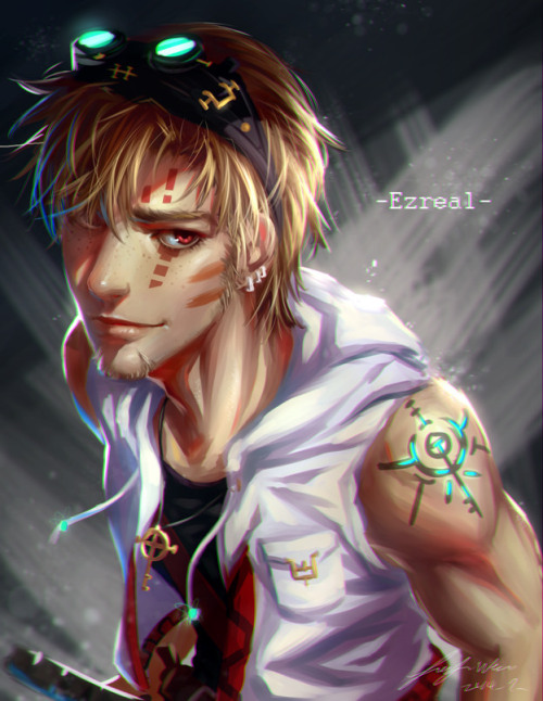 rivenop:   ibratze:   Ezreal~ | 綠茶茶  