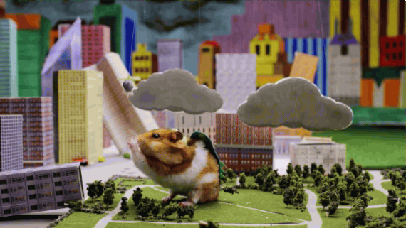 huffingtonpost:  Tiny Hamster Is Back And This Time It’s A GIANT MONSTERCue Godzilla
