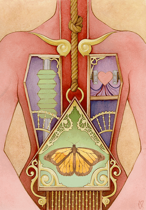 everyporeofmybeing:The interior of a girl in love.  and her brain ???