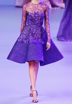 fashion-runways:  Elie Saab Paris Fashion Week 2014 - PURPLE 