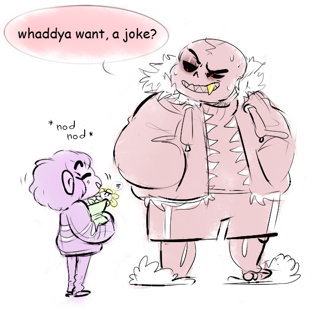 fillsyouwithdirtysins:  noodlenumber:  underfell sans is the type of guy who’d