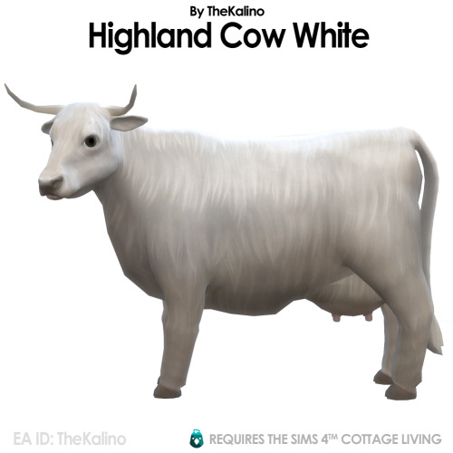 Highland Cow WhiteHighland Cow White: https://simfileshare.net/download/2860956/You need always the 