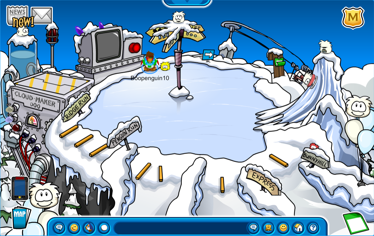 Playercard Generator – Club Penguin Mountains