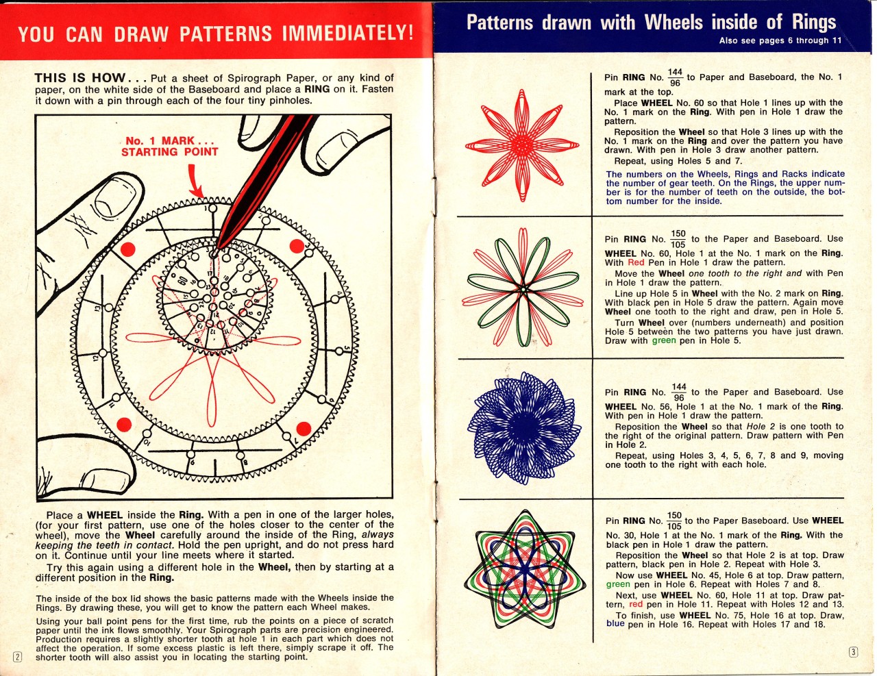 emvisual:  Howto. Manual de Spirograph. Uno de los juguetes para dibujar más divertidos,